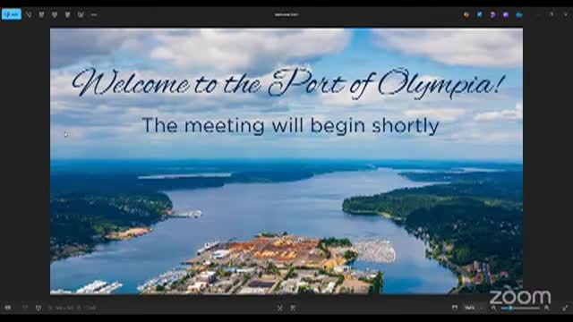 Port of Olympia Meeting: Sept. 22, 2025