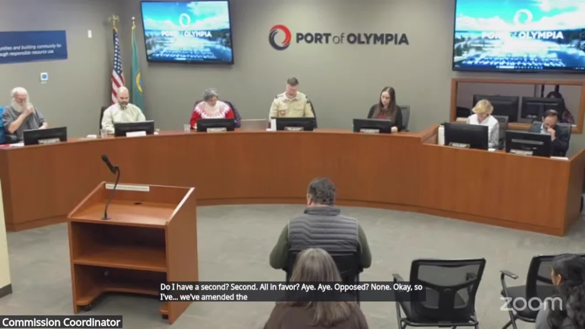 Port of Olympia Meeting: Jan. 12, 2026